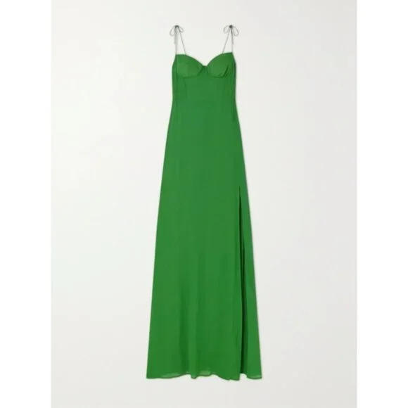 ✨ Reformation Melina Dress in Kelly ✨ - Picture 4 of 8